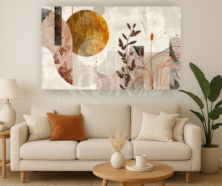 ✨ لمسة عصرية بطابع طبيعي على جدرانك