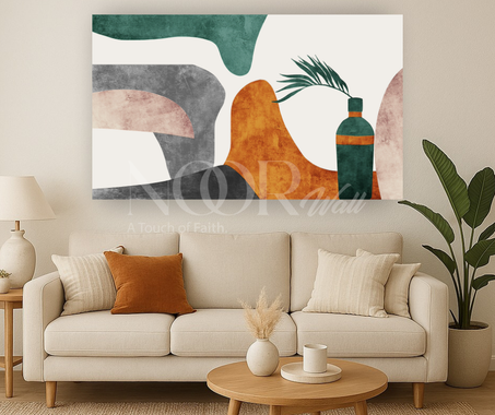 ✨ لمسة عصرية بطابع طبيعي على جدرانك