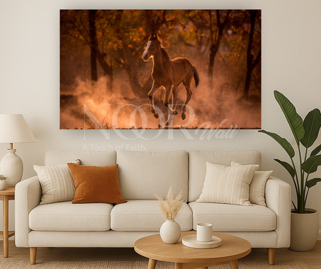 لوحة فنية جمال الخيول  🏇🖼️