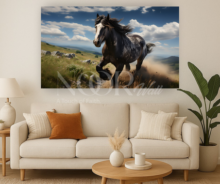 لوحة فنية جمال الخيول  🏇🖼️