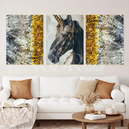 لوحة فنية جمال الخيول  🏇🖼️