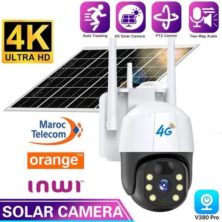 "كاميرا مراقبة ذكية تعمل بالطاقة الشمسية والـ 4G - الحل المثالي للأمان في أي مكان!"