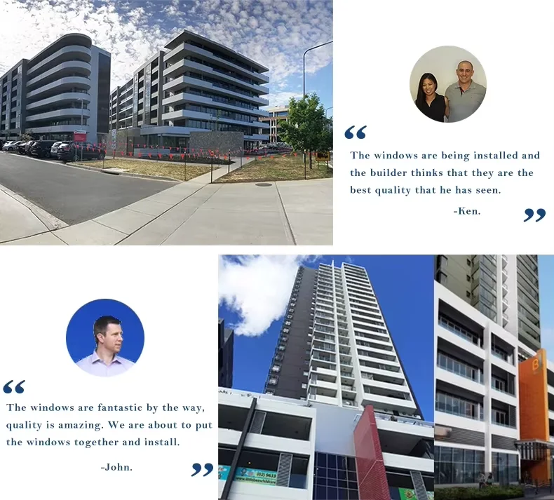 NOA Commercial Door Safety Quick Escape Door Push Glass Aluminum Storefront Exterior Doors