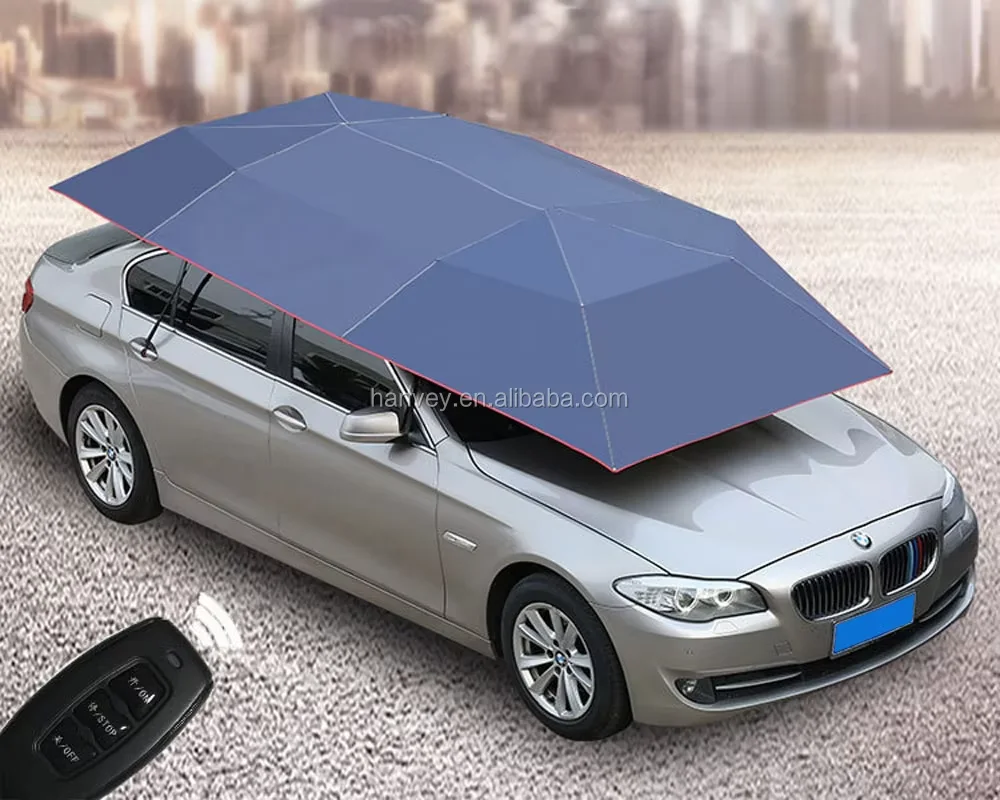 High Quality Multi Colors Custom Hail protection Patio Sun Automatic Car Umbrella Shade