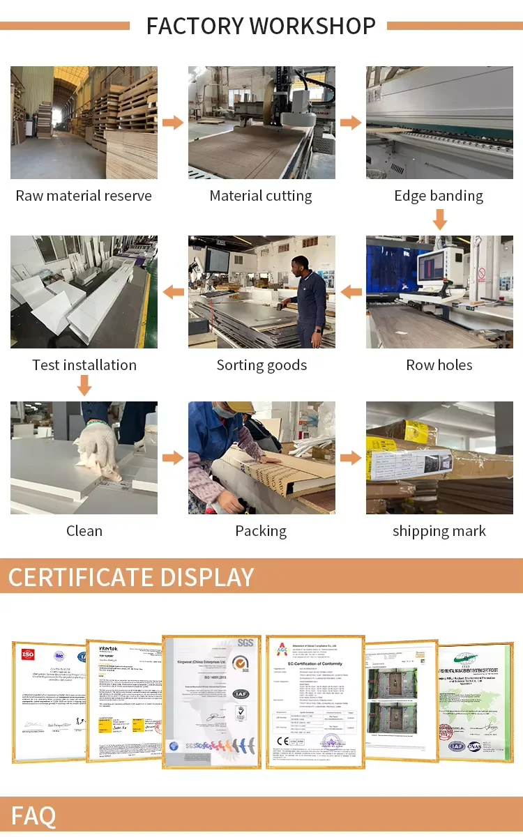 Solid Wood Kitchen Cabinets Cupboard Wooden Cupboards Furniture for Kitchen