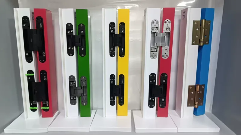 Adjustable 3-Way Concealed Invisible Hinge Heavy-Duty Modern Design Concealed Hinge Big Wooden Doors Zamak Door Window Hinges
