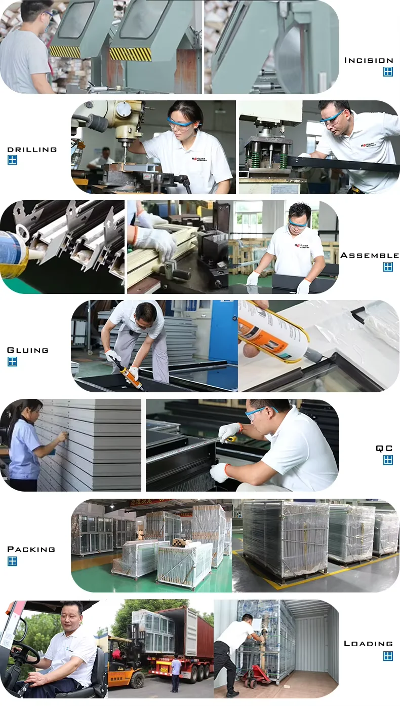 NOA Commercial Door Safety Quick Escape Door Push Glass Aluminum Storefront Exterior Doors