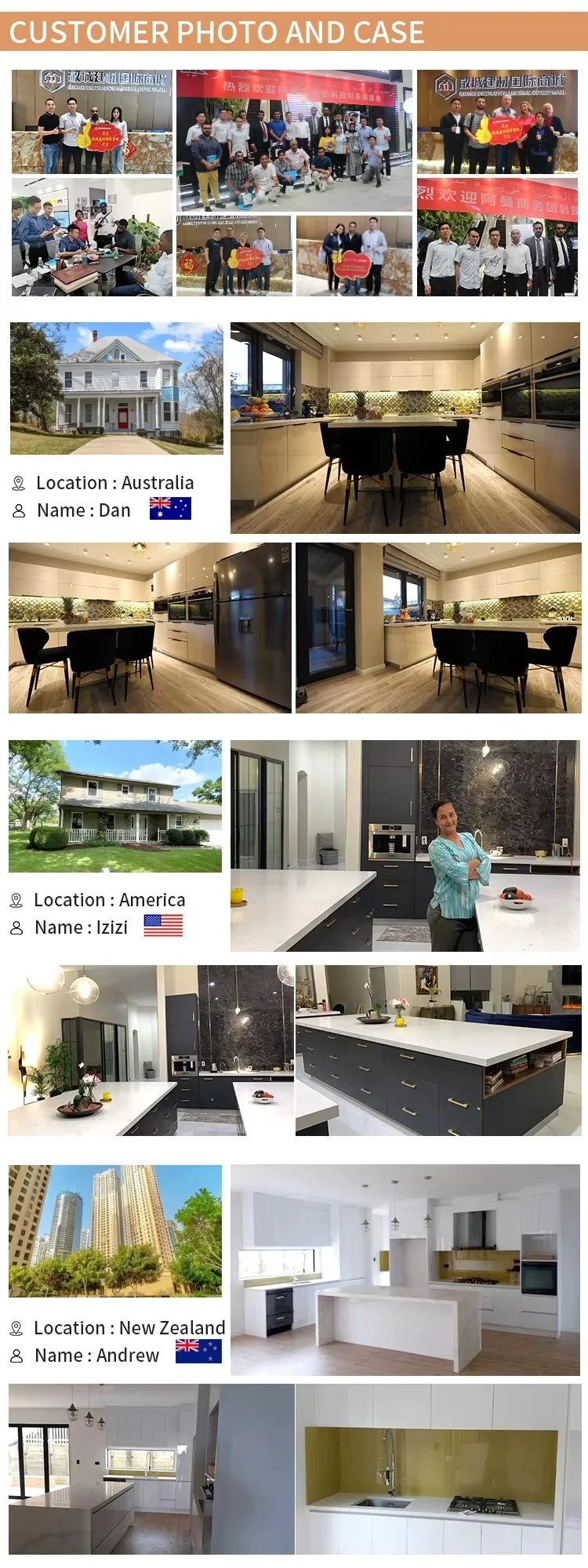 Solid Wood Kitchen Cabinets Cupboard Wooden Cupboards Furniture for Kitchen