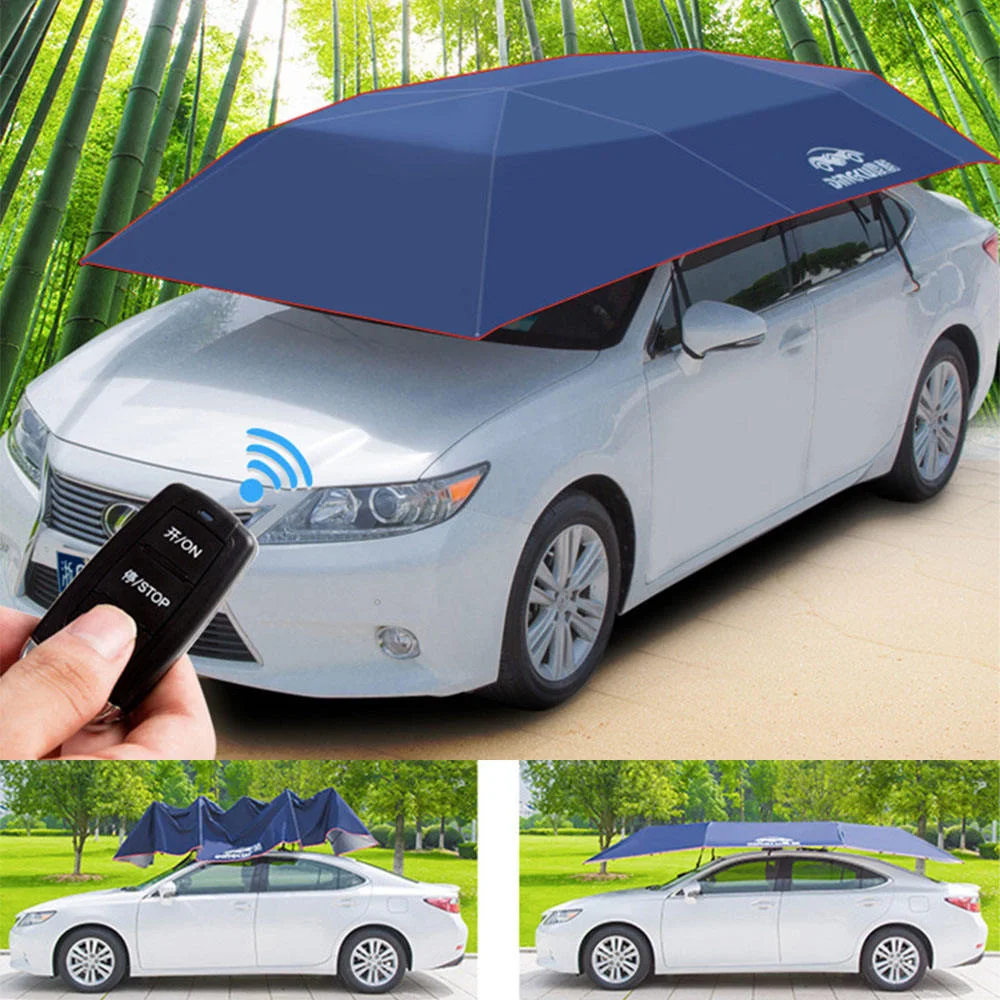 High Quality Multi Colors Custom Hail protection Patio Sun Automatic Car Umbrella Shade