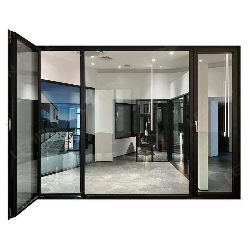 Heavy Duty Double Glazed Windows and Doors Manufacturer Aluminium Tilt and Turn Window