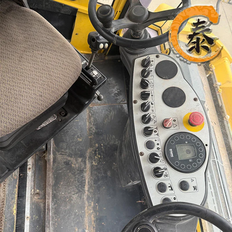 BOMAG Used Tandem Vibratory Roller 100kw Double Drum Single Drum Tire Roller with Engine Pump Bearing Core Component Motor