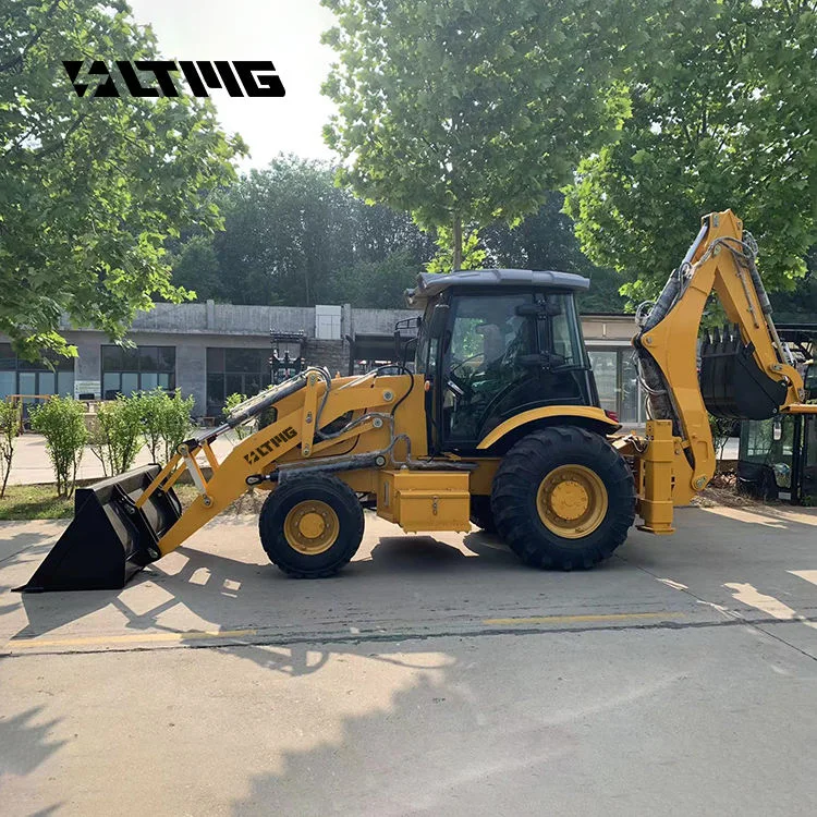 China Factory BLT388 Back Hoe Loader 4wheel Drive 2.5ton Backhoe Loader with Hydraulic Joystick 2.5 Ton Backhoe Loade
