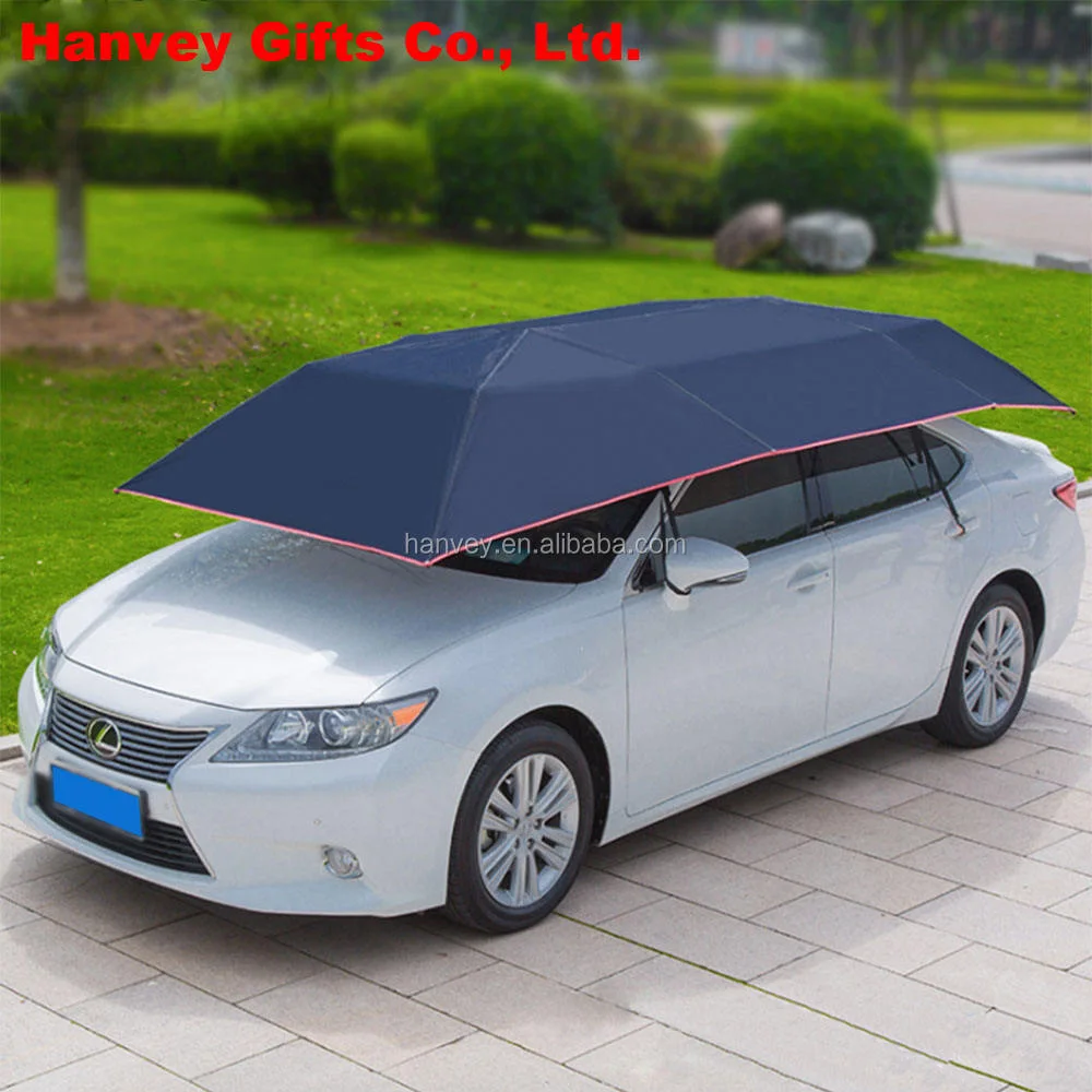 High Quality Multi Colors Custom Hail protection Patio Sun Automatic Car Umbrella Shade