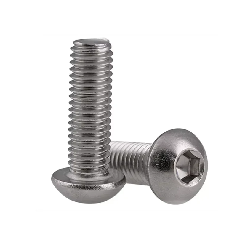 Factory ODM Grade8.8 10.9 12.9 M1.4 M1.6 M2 M2.5 M3 M4 M5 M6 M8 304 Stainless Steel Carbon Steel Pan Head Machine Screws