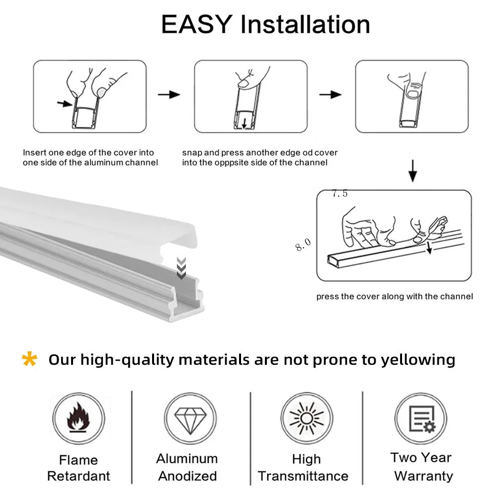 High Quality Alu Extrusion Housing Channel Recessed Surface Corner Mounted Profile Led Strip Lights Cabinet Lamp