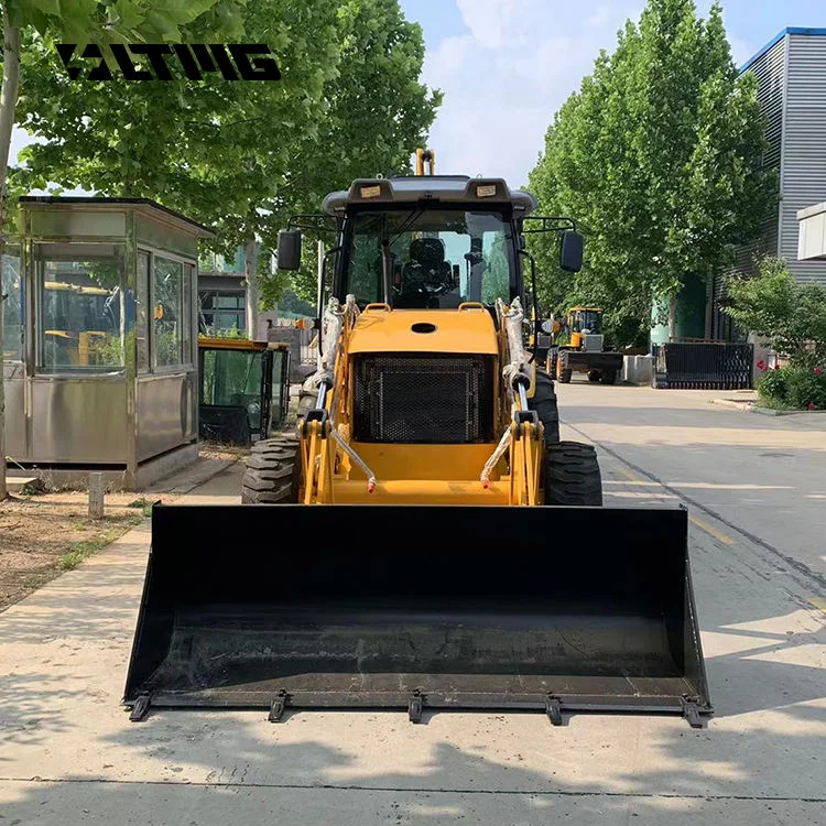 China Factory BLT388 Back Hoe Loader 4wheel Drive 2.5ton Backhoe Loader with Hydraulic Joystick 2.5 Ton Backhoe Loade