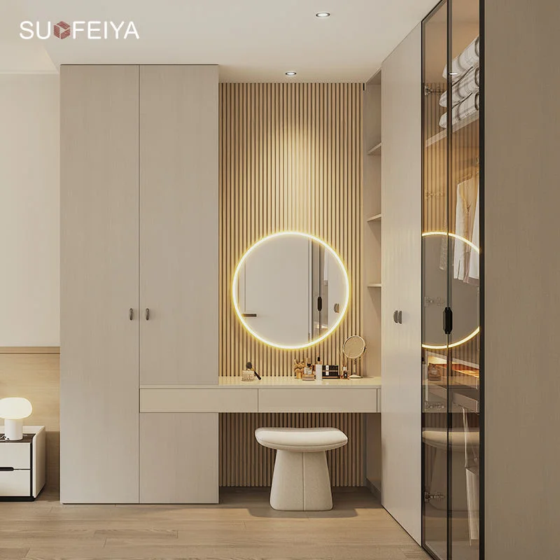 Suofeiya Customized Wardrobe Clothes Cuboard Wardrobe Bedroom Furniture Design Made in China