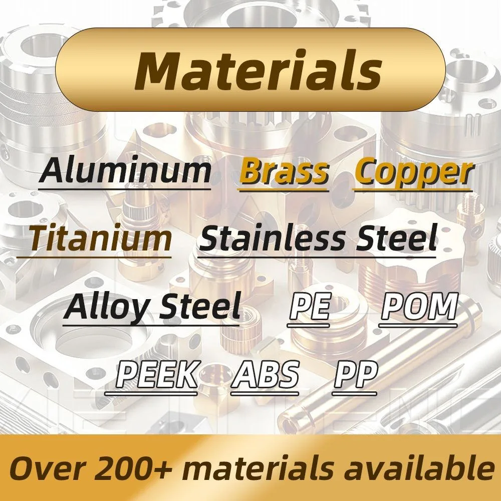 Customized Metal Parts Stainless Steel Aluminum Turning Cutting Milling Precision Rapid Prototype Machining Service CNC Parts