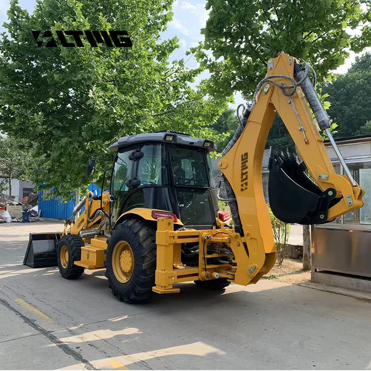 China Factory BLT388 Back Hoe Loader 4wheel Drive 2.5ton Backhoe Loader with Hydraulic Joystick 2.5 Ton Backhoe Loade