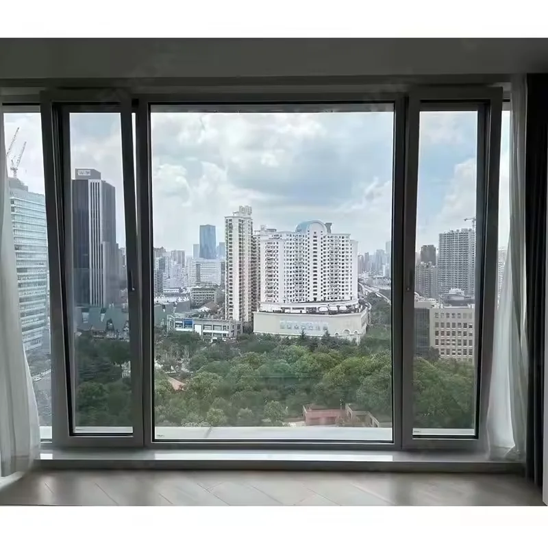 Fuson Explosive Models Australian Standard Luxury Narrow Frame Aluminum Slider Tempered Glass Sliding Doors for House