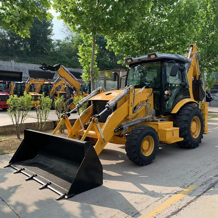 China Factory BLT388 Back Hoe Loader 4wheel Drive 2.5ton Backhoe Loader with Hydraulic Joystick 2.5 Ton Backhoe Loade