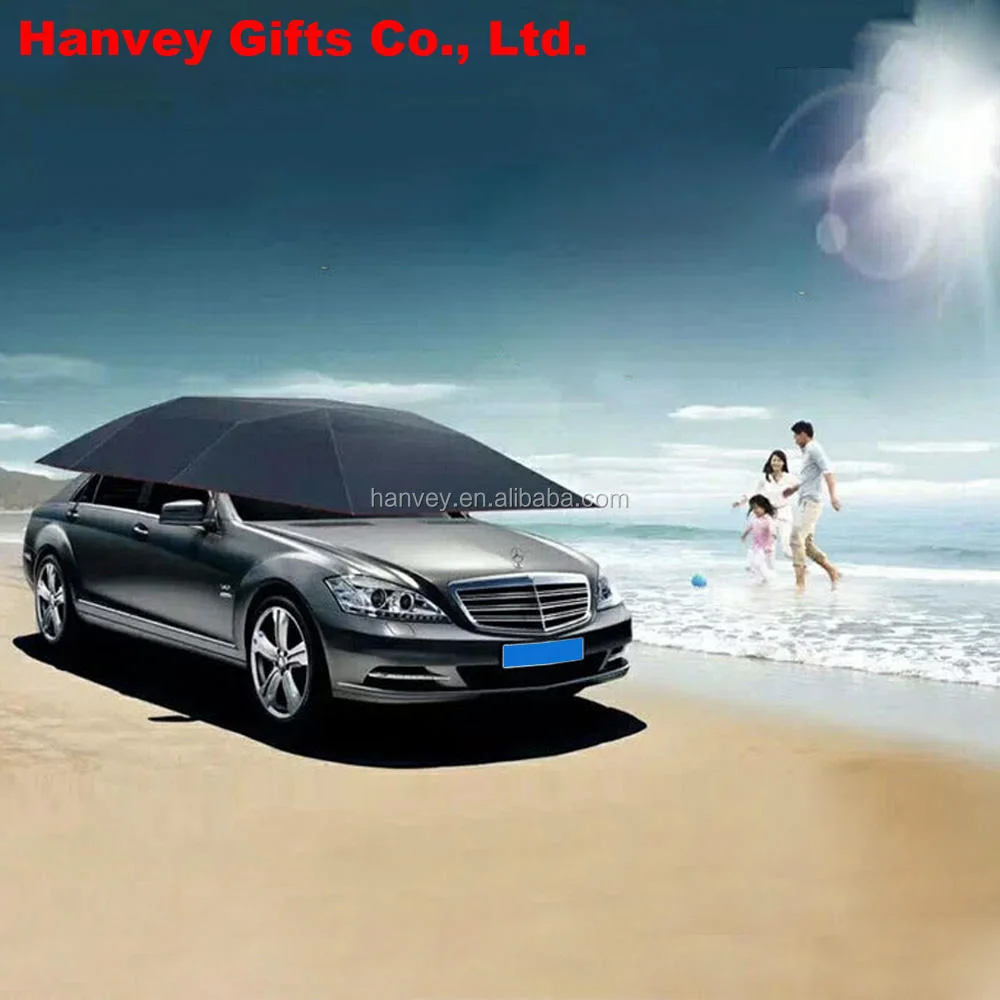 High Quality Multi Colors Custom Hail protection Patio Sun Automatic Car Umbrella Shade