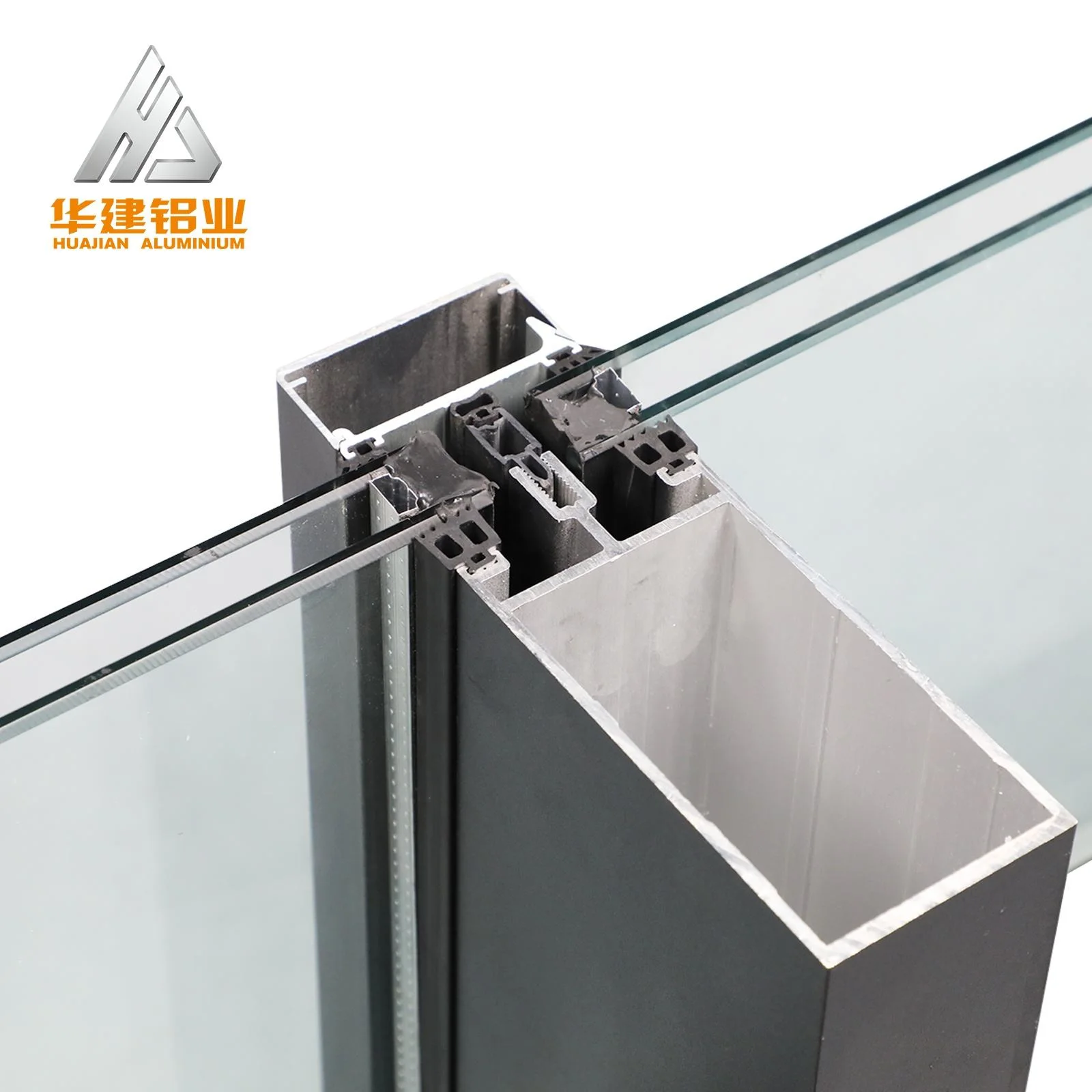 Aluminium Profile Good Quality Aluminum Composite Wood Doors and Windows, Broken Bridge Windows and Doors
