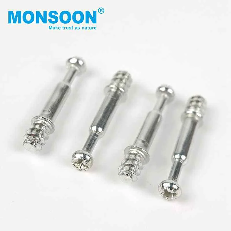 Hardware Cabinet Eccentric Connecting Fittings Panels Cam Lock Insert Nut Three-in-one Plastic Furniture Joint Connector