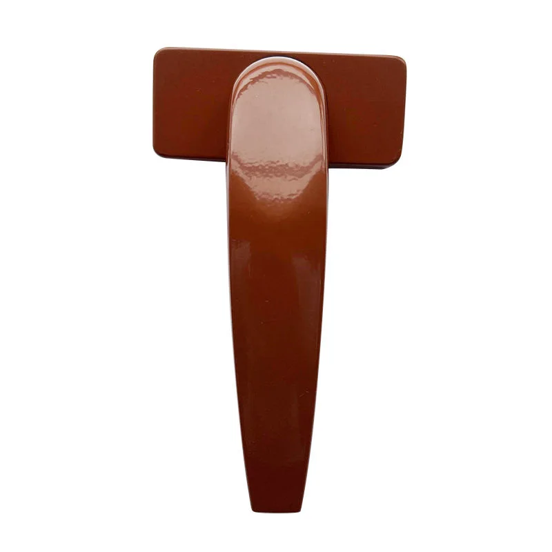 Hardware Accessories Alloy Folding Door Handle Lock Sliver Aluminum Alloy Pull Door Handle