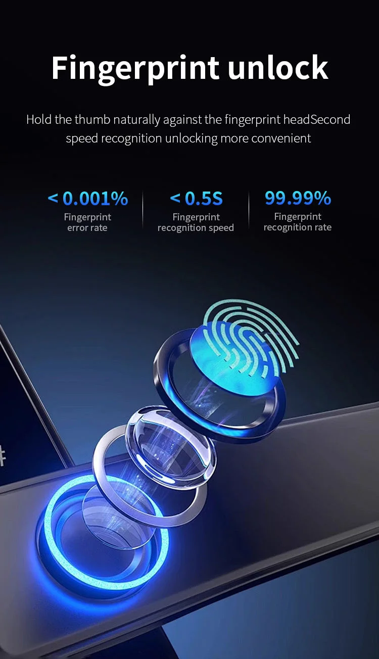 Wholesale Customized Wifi Electronic Keyless Entry Door Tuya Smart Lock With Fingerprint