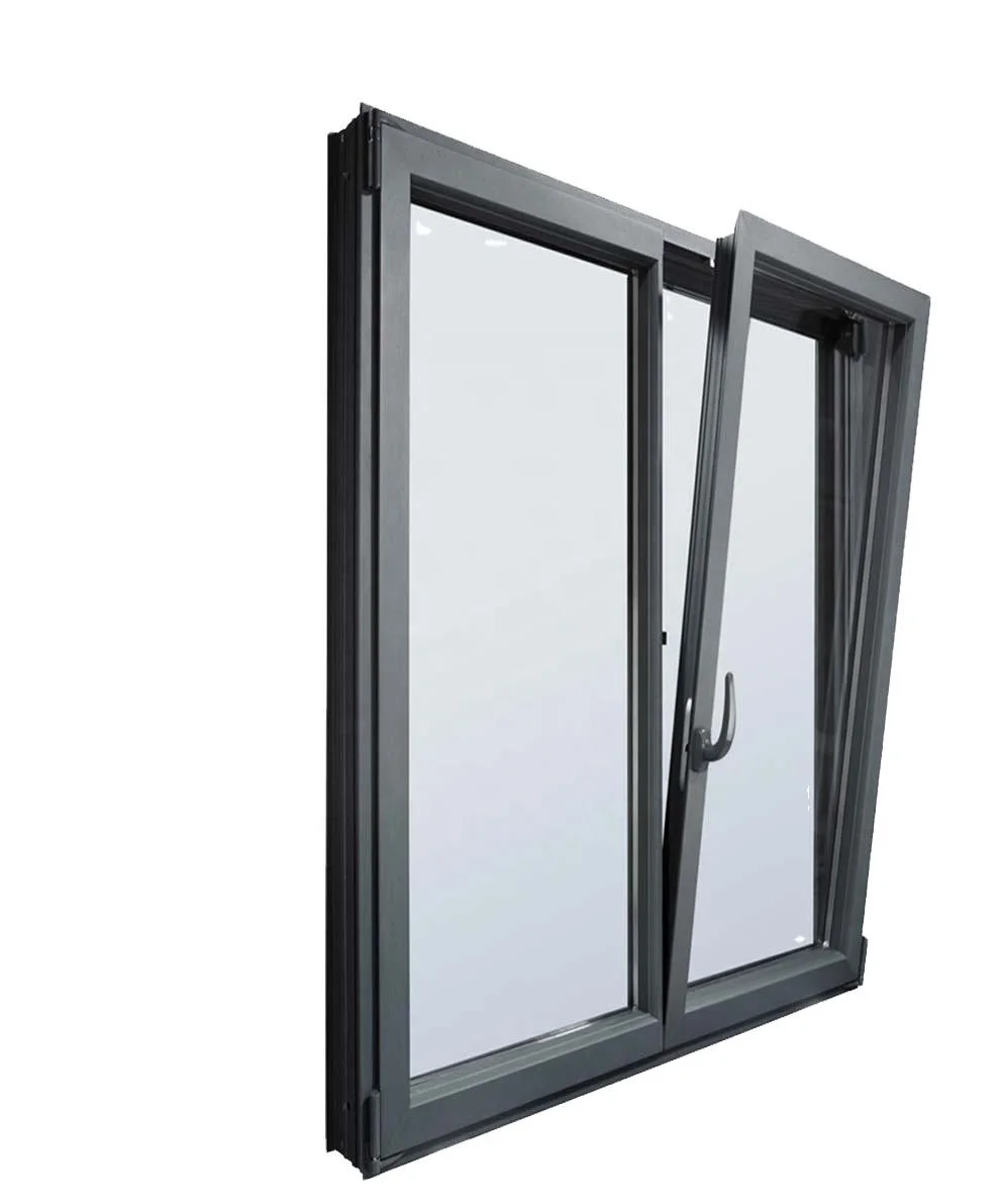 Aluminium Profile Good Quality Aluminum Composite Wood Doors and Windows, Broken Bridge Windows and Doors