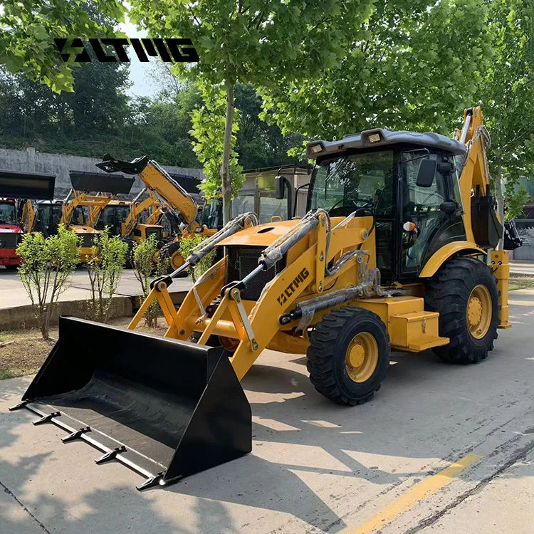 China Factory BLT388 Back Hoe Loader 4wheel Drive 2.5ton Backhoe Loader with Hydraulic Joystick 2.5 Ton Backhoe Loade