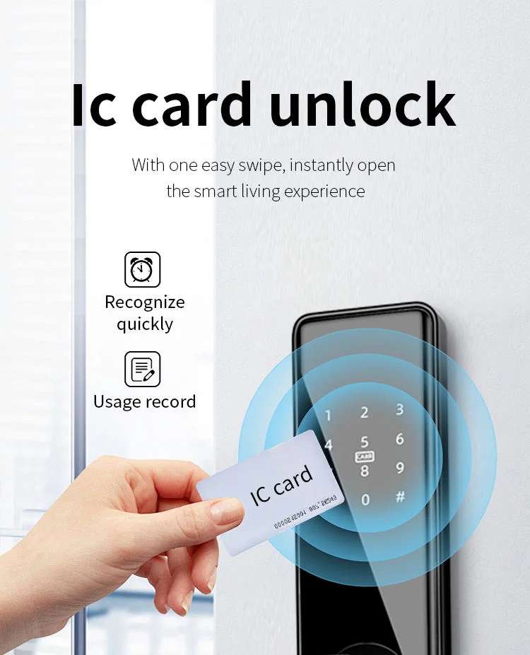 Wholesale Customized Wifi Electronic Keyless Entry Door Tuya Smart Lock With Fingerprint