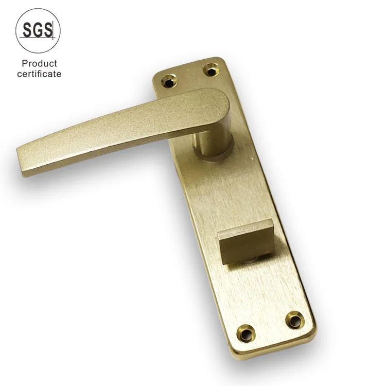 Hot Selling BK Type Aluminium Shower Room Panel Door Handle Lock Keyless Mortise Door Lock