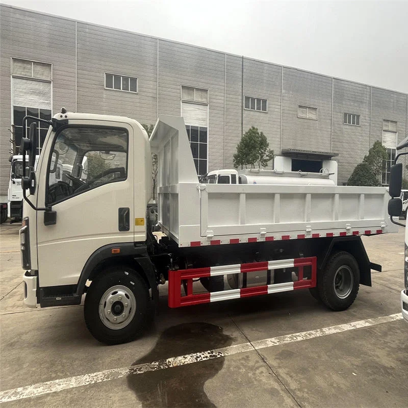 Ready to Ship Brand New SINOTRUCK HOWO 4x2 Mini Dump Truck 10tons with 140 diesel Engine Factory Price