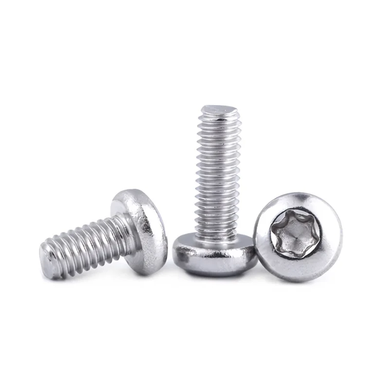 Factory ODM Grade8.8 10.9 12.9 M1.4 M1.6 M2 M2.5 M3 M4 M5 M6 M8 304 Stainless Steel Carbon Steel Pan Head Machine Screws