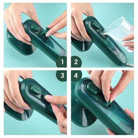 مكواة بخار صغيرة محمولة - الجهاز الاحترافي لكي الملابس بالبخار