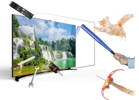 واقي شاشة تلفزيون، مضاد للخدش والكسر،مع حماية عالية لعينين