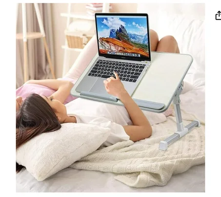 طاولة سرير محمولة قابلة للتعديل