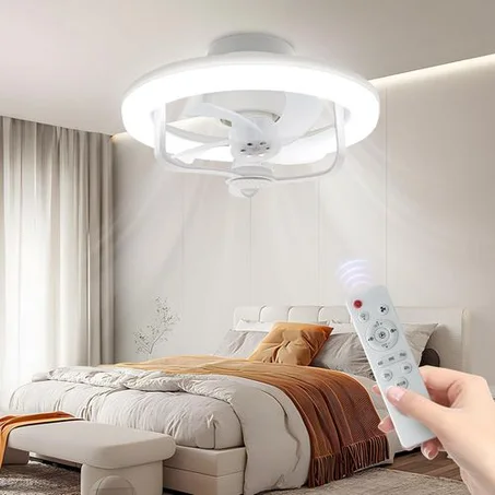 مروحة السقف الحديثة مع أضواء التحكم عن بعد