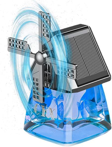معطر هواء السيارة  بتصميم مروحة شمسية