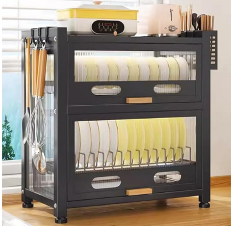 خزانة تخزين لتجفيف  من طبقتين مع باب