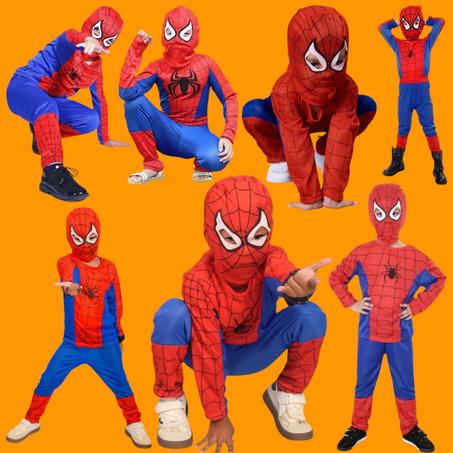 ✅ لبسة سبايدرمان الأصلية 🕷️ ✨ غادي تخلي ولدك يحس براسو بطل خارق! 🤩 الفرح في عينيه ما يتقدرش! 🥳 شارك معاه اللحظة... وخلي الذكريات تعيش ❤️ 💥 متوفر دابا بأحجام مختلفة! 📩 احجز دابا وخلي ولدك يعيش