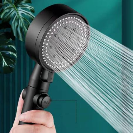 راس دش محمول عالي الضغط مع خرطوم 150 سم وحامل لاصق