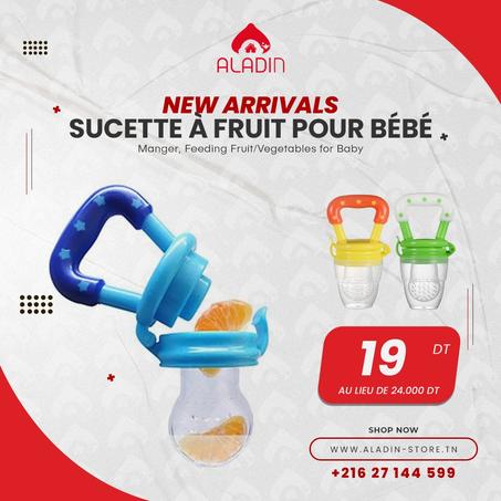 sucette a fruit pour bébé