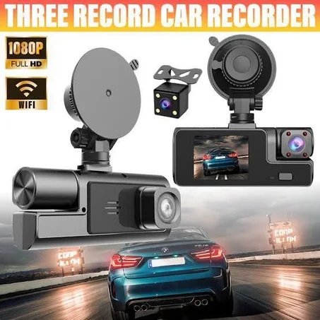 📹 احمِ رحلتك مع كاميرا داش كام HD 1080p المزدوجة! 📹🚗
