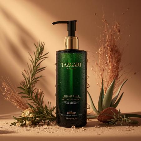 شامبو TAZGART الطبيعي – قوة السدر للعناية بشعرك