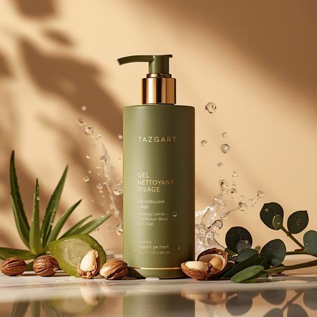 غاسول الوجه الطبيعي من TAZGART – تنظيف لطيف… إشراقة فورية