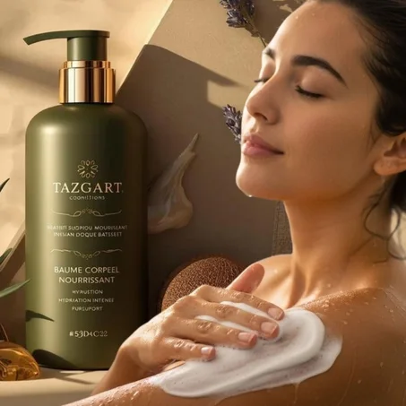 بلسم الجسم الطبيعي من TAZGART – نعومة، ترطيب وراحة تدوم