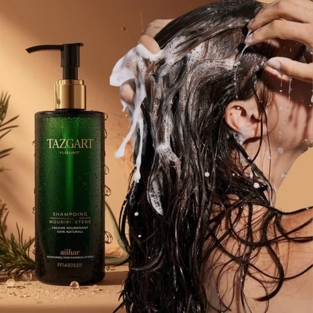 شامبو TAZGART الطبيعي – قوة السدر للعناية بشعرك